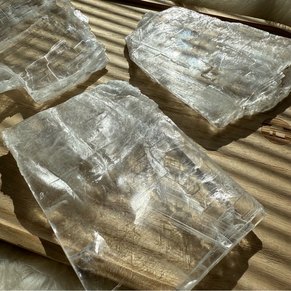 True Selenite Crystal Slabs Utah Mined - Picture 3 of 6